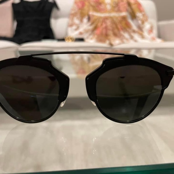 CHRISTIAN DIOR Metal So Real Sunglasses in Black. New! - Picture 2 of 7